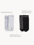2pk Cotton Rich Yoga Socks